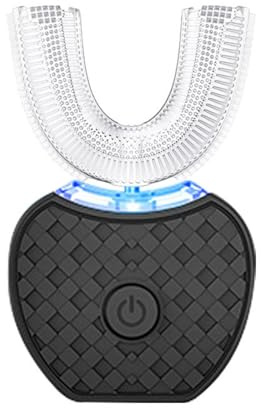 VIDECOR Automatische Ultraschallzahnbürste, 360°-Autozahnbürste für Erwachsene, 360°-Autozahnbürste, Elektrische Zahnaufhellungsbürste, 360°-Schallzahnbürste für Erwachsene,B