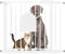 SUBTLETY Türschutzgitter mit Katzenklappe Auto Schließen Treppenschutzgitter Ohne Bohren Hundegitter mit Katzentür Erweiterbar Absperrgitter Schutzgitter für Kinder & Haustiere (Weiß, 85-95cm)