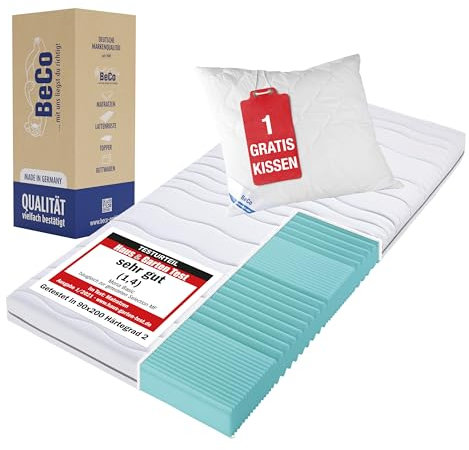 BeCo Matratzen GmbH & Co. KG BeCo Mona Basic, Größe:80 x 200 cm, Härtegrad:H3 (80 kg - 120 kg)