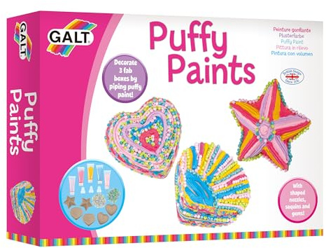 GALT Puffy Paints - Kids Arts & Craft Kit, Childrens Activity Set - Age 7 +