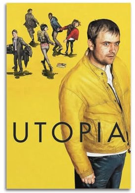 Zamm Utopia Leinwand-Poster, Wandkunst, dekoratives Gemälde, Schlafzimmer, 30 x 45 cm, ungerahmter Stil
