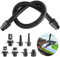 Sup Pumpe Adapter Kit, Aufblasbares Boot Sup Pumpe Luftschlauch mit 7 Luftventil Düsen, Sup Luftpumpe Zubehör für Aufblasbares Stand Up Paddle Board Schlauchboote Zelt Pool