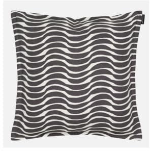 Marimekko Palko Cushion Cover 40x40 cm, 40 x 40 - Linen, Charcoal
