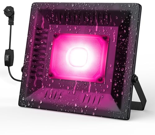 Vcycal - 150W Full Spectrum Plant Light, LED Grow Light, Adjustable Height, Quiet, Heat Dissipation, Ideal for Indoor Plant Growth and