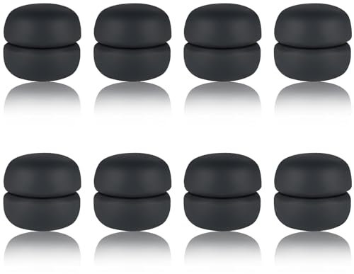 Hijab-Magnetnadeln, Mehrzweck-Magnete, Hijab-Pins, nadellos, schwarze Brosche, kleiner magnetischer Schalverschluss, Hijab-Pins für Damen, Kleidung, Hijabs, Schals (matter Stil), 8 Stück