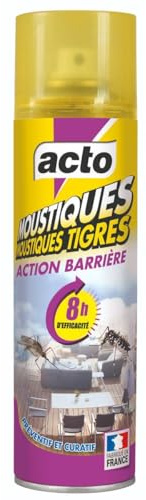 ACTO AÉROSOL BARRIÈRE MOUSTIQUES : Protection Efficace Contre Les nuisibles