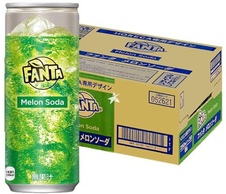 Melon Soda | 30x 250ml Dosen | Erfrischendes Melonen-Softgetränk | Sommerlicher Genuss aus Asien