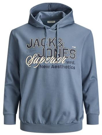 Jack & Jones Male Kapuzenpullover Plus Size Logo Kapuzenpullover