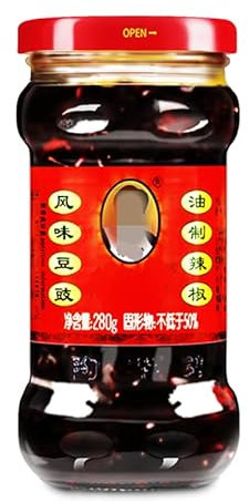 YIJIA | Salsa de Chili con Soja Fermentada 280g - Un gran condimento para casi todos los platos chinos