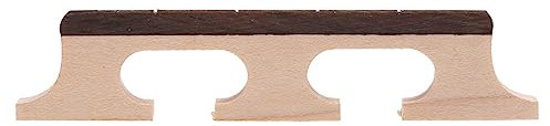 Banjo-Brücke mit 4 Saiten, Banjo-Ukulele, Musikinstrumente, Ahorn- und Ebenholzbrücke, einfach zu bedienen, Banjos-Zubehör