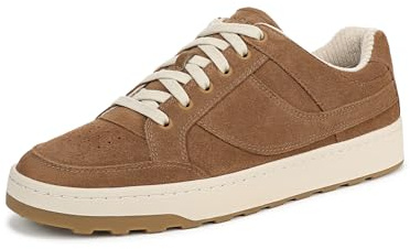 Vince Men's Wilder Court Sneaker, Birchwood Leather, 12 UK