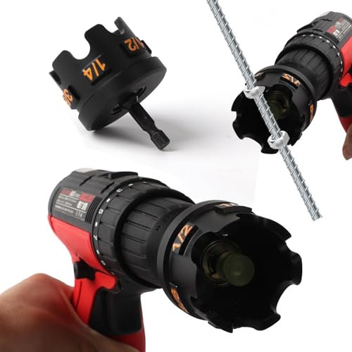 Nut Zipper Drill Attachment, Wrench Spanner Ratchet Adapter, Nut Zipper Drill Attachment for Fast Nut and Bolt Removal, Hex Shank Nut Driver 1/4 Inch, 3/8 Inch, 1/2 Inch (Plastic)