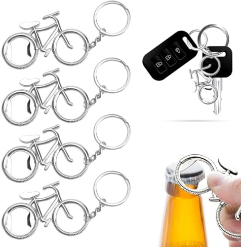 UZEYAX 4 Piezas Abridores de Botellas de Acero Inoxidable, Abrebotellas Planos, Abrebotellas de Cerveza para Familia Cocina Bar KTV