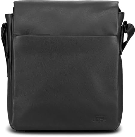 Jost Umhängetasche mit Laptopfach Tromsoe Crossover Black schwarz