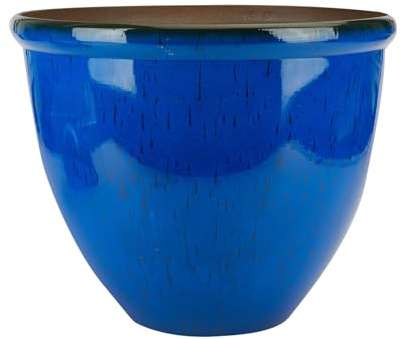 VFM e-Store - Planter for Garden Garden Gift Ideas, Garden Decor - 38cm X 52cm Blue X 1