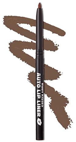 Ruby Kisses Auto Lip Liner Bleistift, langlebig, glatte Anwendung, mechanischer Lippenstift (Cappuccino)
