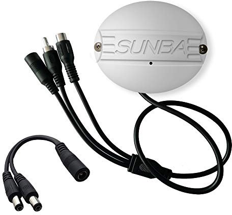 Sunba Mini microfono spia impermeabile CCTV per telecamere di sicurezza IP con interfaccia audio RCA - Senza viti