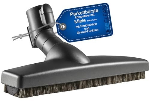 DeClean Parkettbürste kompatibel mit Miele Staubsauger Boost CX1 Serie - Extra Breite 35mm Düse - Hochwertiges Ersatzteil für Parquet Twister XL SBB 300-3 PQ, 400-3