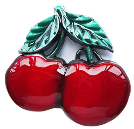 Urban Backwoods Cherries I Gürtelschnalle für Wechselgürtel Buckle