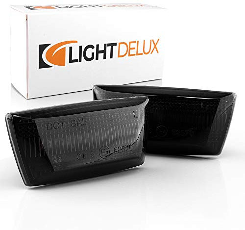 LIGHTDELUX Ersatz für 2 x LED Seitenblinker Blinker Kotflügel-Blinker mit Zulassung V-171902