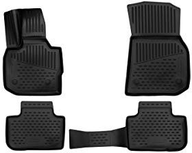 Element Passgenaue 3D Fussmatten für BMW X3 G01, 2017 - Heute, SUV, 4 TLG, schwarz