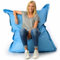 LIVEDECO - Pouf Géant XL 160 x120 cm Intérieur et Extérieur, Déhoussable, Salon, Jardin, Bleu Ciel BiG52