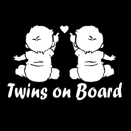 myrockshirt Geschwister Twins Aufkleber Autoaufkleber Sticker ohne Hintergrund Auto PKW Lack Scheibe