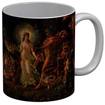 Fabulous Keramische Becher 325ml Paton Der Streit um Oberon Malerei Mythologie Shakespeare
