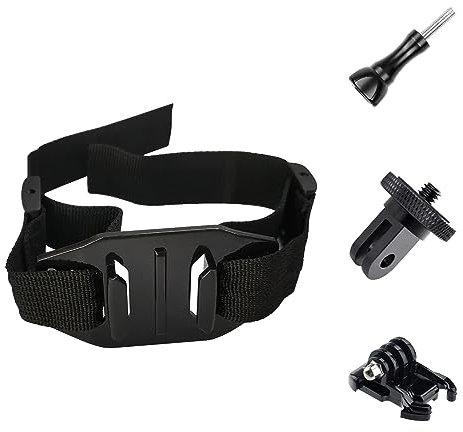 Higatful Vented Helmet Strap Mount for Insta360 One X2 X R, Gopro Hero Series and DJI OSMO Action 2 Action Camera