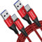 USB Type C Charger Cable [2Pack/1M+2M], USB C Fast Charging Cable for Xiaomi Redmi Note 10/10S/10T/8/8T/8 Pro, Mi 10/10T/11T/11 Lite, Mi A3, Huawei P40/P30, LG G6/G5, Sony Xperia, Google Pixel