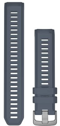 Garmin Cinturino Originale Instinct 2, 22mm, QuickFit, Silicone, Blue Granite