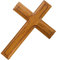 SM SunniMix Kreuz Wandkreuz Kruzifix Christliches handgefertigtes Holz-Wandkreuz, antikes Design, zum Aufhängen Kruzifix Wanddekoration Kirche Ornament Geschenkidee