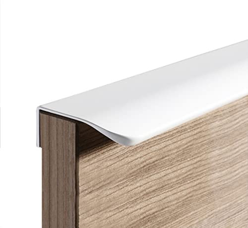 HY HUIJUN Tiradores ocultos para muebles de aluminio, modernos tiradores de cocina, tiradores para armarios, dormitorios, baños