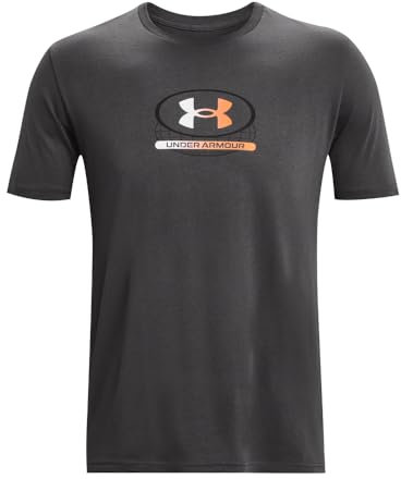 Under Armour Homme UA Global Lockertag SS T-shirt manches courtes, T-shirt homme ultra-doux avec col côtelé, T-shirt de sport à séchage rapide avec logo