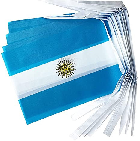 20pcs/Set Argentinien Flaggen Banner National Flag String Banner Festival Party Buntings Dekorative Flaggen Banner