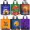 AhfuLife Halloween Trick or Treat Taschen - 6 Stück Geschenktüten Mit Griffen, Partyzubehör Non Woven (38x30x10cm)