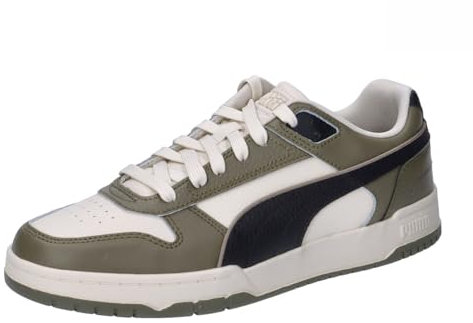 PUMA Unisex RBD Game Low Sneaker, Alpine Snow Black Olive, 41 EU
