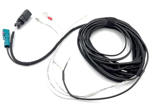 HZ-DESIGN Kabelbaum Kabelsatz Adapter Kabel RFK zur Nachrüstung der Rückfahrkamera kompatibel mit Polo 6C Seat Leon 5F