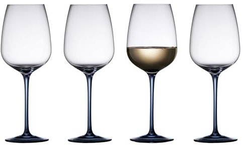 Lyngby Glas Vienna Verre à vin 53 cl 4 pces Bleu