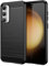 Max Power Digital Coque pour Samsung Galaxy S23 FE 5G Étui de Protection Antichoc Silicone Noir Résistant à l'absorption des Chocs Design Fibre de Carbone Housse Élégant Fine [Recharge sans Fil]