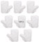CZNBZIU 10 Gants De Nettoyage De Toilette Jetables À Usage Unique - Molletonnés Non Tissés -Soudés -Gant En Non Tissé Molletonné