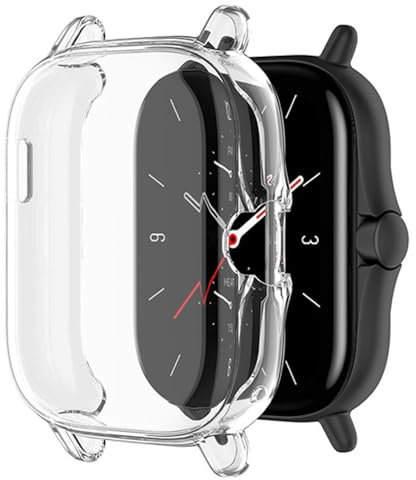 Custodia per Amazfit GTS 3, Silicone TPU Case with Protettiva per Schermo, Anti-graffio, Anti-polver, Cover per Amazfit GTS 3