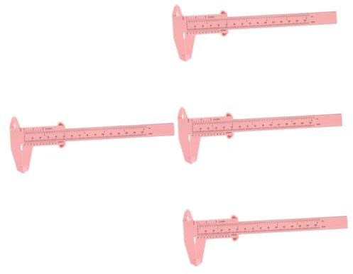 Beaupretty Regle Mesure Sourcil 4 Pièces Règle De Tatouage Des Sourcils Étriers à Sourcils Règle Coulissante Règle à Double Échelle Pour Les Sourcils Règles De Sourcil Étriers De Poche Plastique Rose