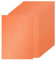 PATIKIL 40 Blatt Kartonpapier A4 250g - 21 x 29,7 cm - DIN Format Dickes Bastelkarton zum Basteln Hochzeit Karton Glitzer Papier Stanzen DIY Deko Bastelpapier Bedruckbar, Orange