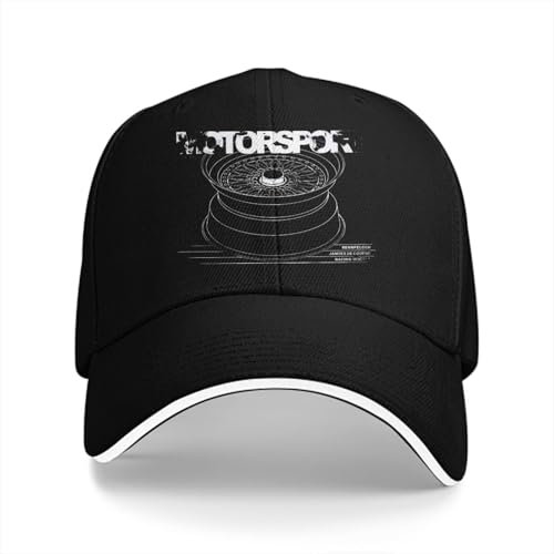 AEIKHAEC Baseballmützen Winter BBS Motorsport Hut Schirmmütze Rad Personalisiert Visier Schutz Hüte Mode
