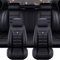 WBWBB Full Set Auto Sitzbezüge für Jeep Wrangler TJ 1997-2006, Allwetter PU Leder Autositzbezüge 5 Sitzer Autositzschoner Vorne und Hinten Wasserdicht,B/Black