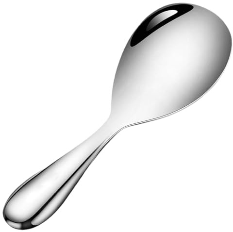Reislöffel - Reisspatel aus Edelstahl, Antihaft-Metallspatel zum Kochen von Reis | Verdickter Küchenspatel zum Servieren von Reis für intensiven Gebrauch, Reisspatel P