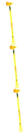Ipetboom 3St Meridian geschossen Hausschuhe gehaltenen auslösen Kratzer Fuß Werkzeug tragbare massageliegen massage stick Tragbares Massagegerät handgeführter rückseitiger Hammer Abs Green