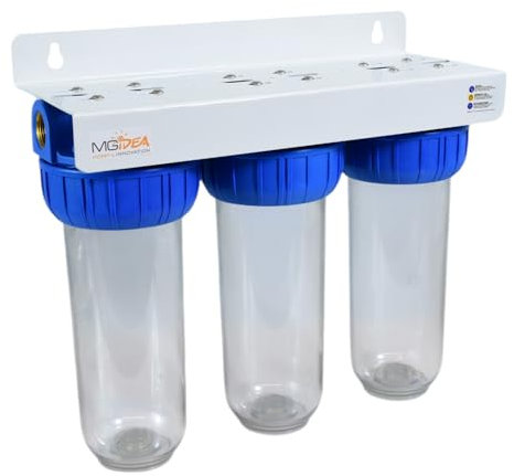 Sistema Porta Filtro per Acqua, Ampolla da 254mm (10), Trasparente (3^ STADI - 1)