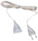 Cavo di prolunga sottile - 10 piedi, PVC, trasparente, cavo di alimentazione a 2 pin, prolunga elettrica, cavo di prolunga | cavo leggero e flessibile, cavo invisibile da 220 V per uso interi